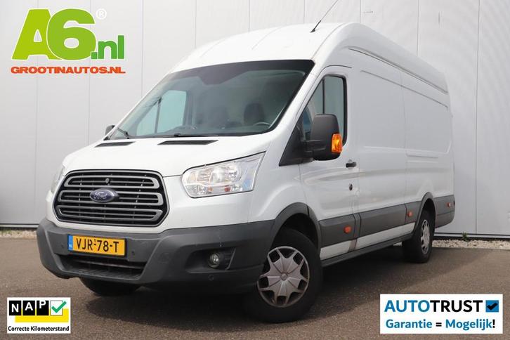 Ford Transit 350 2.0 TDCI L3H2 Trend 3 Persoons Trekhaak Air, Auto's, Bestelauto's, Bedrijf, Te koop, ABS, Airconditioning, Alarm