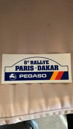 Leuke oude sticker.  8e Rally Parijs Dakar.    PEGASO., Ophalen of Verzenden, Zo goed als nieuw, Overige typen