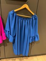 Blouse blauw, Ophalen of Verzenden, Zo goed als nieuw, Maat 46/48 (XL) of groter, Blauw
