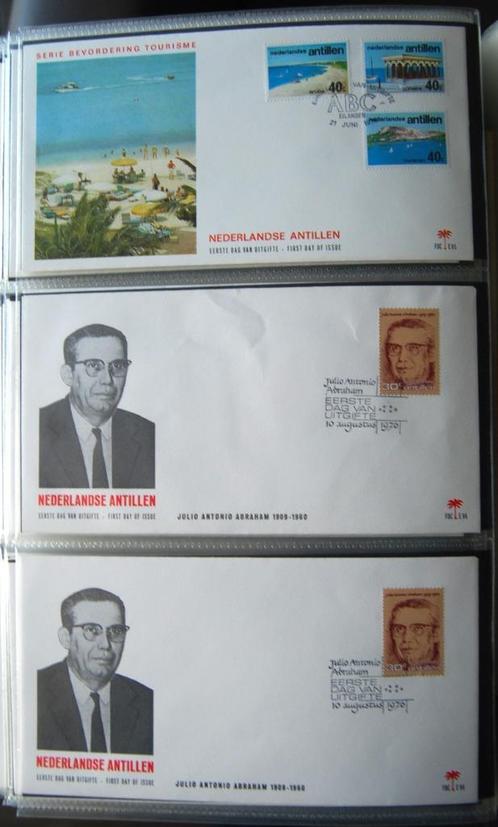 Ned. Antillen 1e dag envelop E95 t/m E99, uit jaar 1976., Postzegels en Munten, Postzegels | Eerstedagenveloppen, Onbeschreven