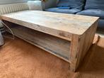 Houten salontafel, Ophalen, 100 tot 150 cm, 50 tot 100 cm, Zo goed als nieuw