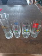 Diverse bierglazen met dubbel opdruk, Verzamelen, Biermerken, Ophalen of Verzenden, Gebruikt