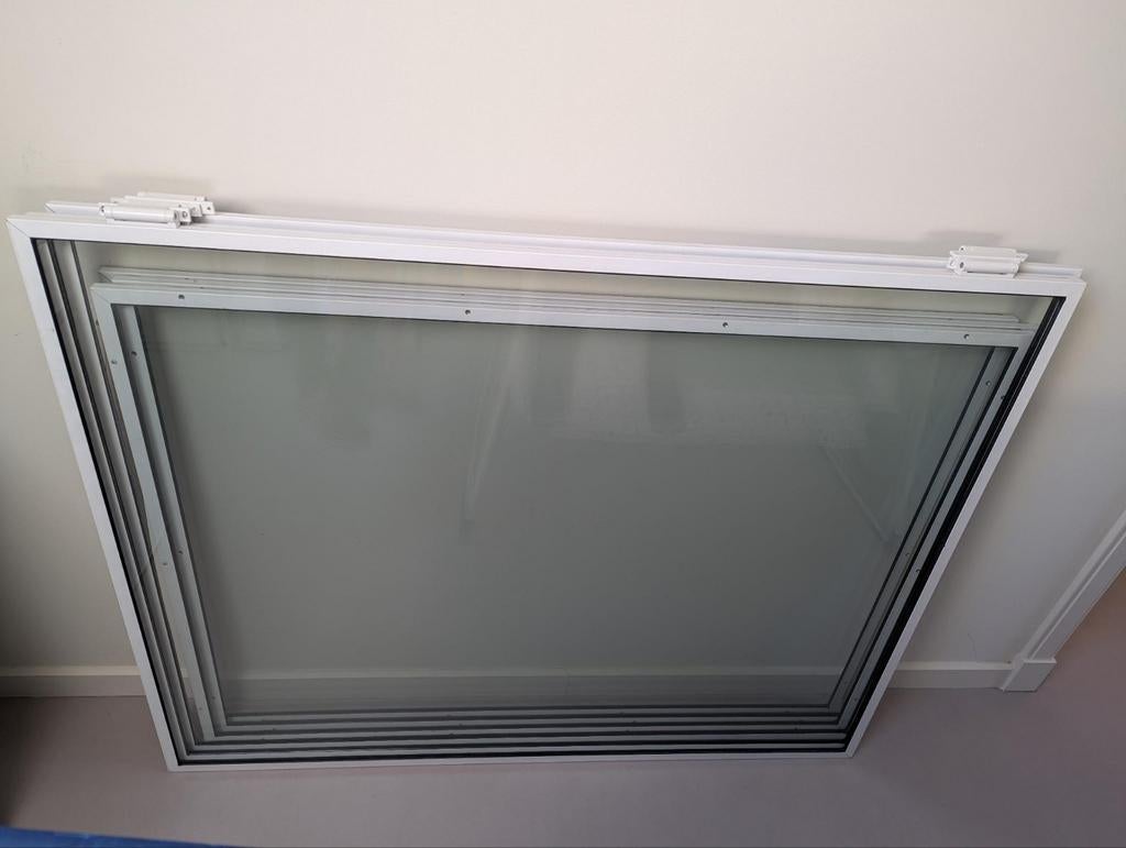 6 voorzetramen, Doe-het-zelf en Verbouw, Glas en Ramen, Ophalen, Gevelraam of Ruit