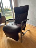 Leolux Helical electrisch verstelbare fauteuil, Ophalen, Gebruikt, Overige kleuren, Leer