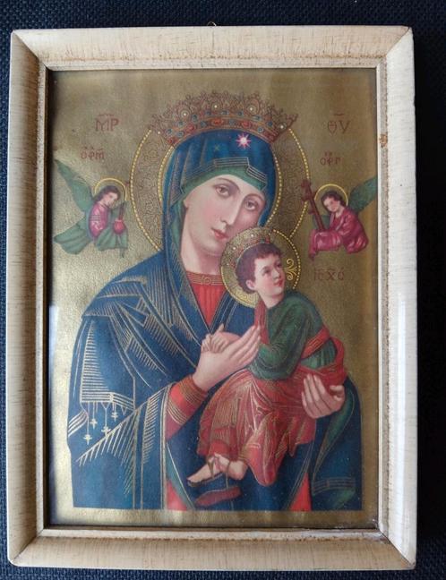 Maria en Kindje Jezus icoon, Verzamelen, Religie, Zo goed als nieuw, Overige typen, Ophalen of Verzenden
