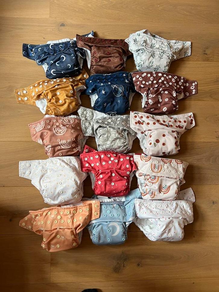 Happy Naps wasbare luierset compleet, Kinderen en Baby's, Babykleding | Baby-kledingpakketten, Zo goed als nieuw, Ophalen of Verzenden