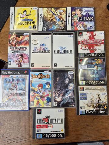 Diverse Nintendo DS / PlayStation 1 & 2 / PSP games  beschikbaar voor biedingen