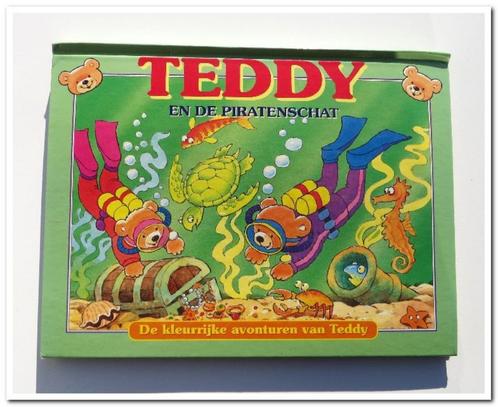 Pop up boek M2971: Teddy en de piratenschat v.a. 3,5+, Boeken, Kinderboeken | Baby's en Peuters, Zo goed als nieuw, 3 tot 4 jaar