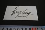 sticker fong leng sportswear, Ophalen, Zo goed als nieuw