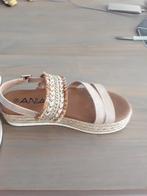 Sandalen Ibiza stijl 39 neutraal beige zand, Kleding | Dames, Riemen en Ceinturen, Ophalen of Verzenden, Zo goed als nieuw, Zwart