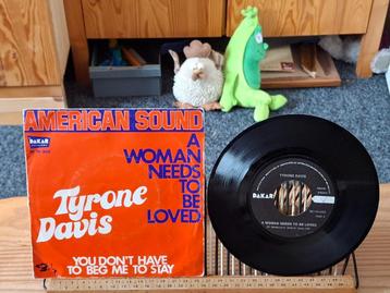 Tyrone Davis-A woman needs to be loved(2) 2,50 euro  beschikbaar voor biedingen