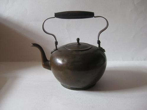 Antiek koperen waterketel / theeketel van koper, Antiek en Kunst, Antiek | Koper en Brons, Koper, Ophalen
