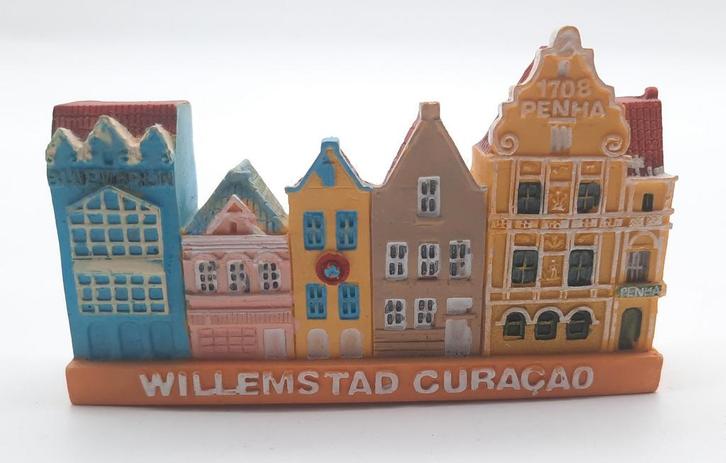 Resin beeldje Souvenir Willemstad Curacao, Verzamelen, Overige Verzamelen, Zo goed als nieuw, Ophalen of Verzenden