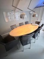 Ovale eettafel, Ophalen, Gebruikt, 100 tot 150 cm, 200 cm of meer