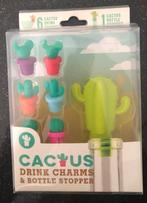 Cactus 6x Glassmarkers/charms 1x Flessendop  Party, Ophalen of Verzenden, Nieuw