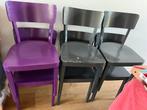 Gratis 6 eettafel stoelen (opknappers), Ophalen, Gebruikt, Overige kleuren, Horeca