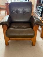 Robuuste stoel, Huis en Inrichting, Fauteuils, Ophalen, Gebruikt, Minder dan 75 cm, Leer