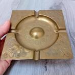 koperen vierkante vintage asbak, Antiek en Kunst, Antiek | Koper en Brons, Ophalen of Verzenden