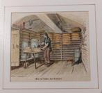 Oude  druk van  Zwitserse kaasmakerij (1863), Ophalen of Verzenden