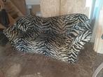 zebra bank stof - gratis afhalen, Ophalen, Gebruikt, Driepersoons, 75 tot 100 cm