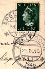 983709	Ugchelen	Sprengen in de Goudvink	1946	Gelopen met pos, Verzamelen, Ansichtkaarten | Nederland, Gelopen, Gelderland, Ophalen of Verzenden