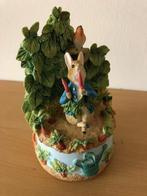 Beatrix Potter Muziekdoos Speeldoosje Peter Rabbit, Verzamelen, Beelden en Beeldjes, Ophalen of Verzenden, Gebruikt, Dier
