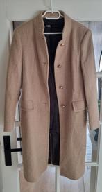 Wollige mantel, Zara, Kleding | Dames, Ophalen of Verzenden, Zo goed als nieuw, Beige