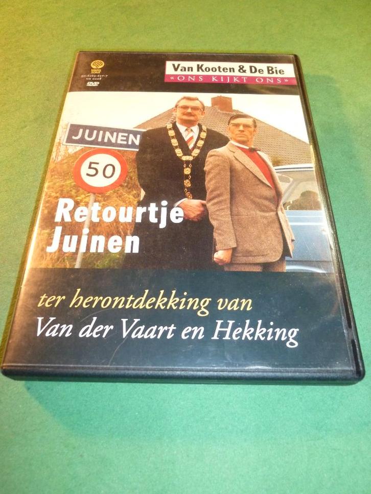Van Kooten & De Bie Retourtje Juinen dvd VPRO, Cd's en Dvd's, Dvd's | Cabaret en Sketches, Zo goed als nieuw, Tv-programma of Sketches