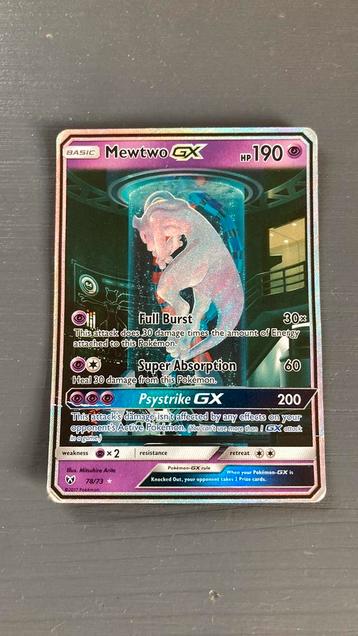 Mewtwo GX beschikbaar voor biedingen