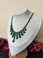 Malachiet pyriet beschermt vreugde power uniek magie geluk, Sieraden, Tassen en Uiterlijk, Kettingen, Nieuw, Ophalen of Verzenden