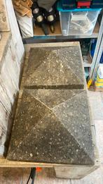 Paalmuts beton 2 stuks 40 x 40 cm, Ophalen, Zo goed als nieuw, Minder dan 5 m², 60 cm of meer