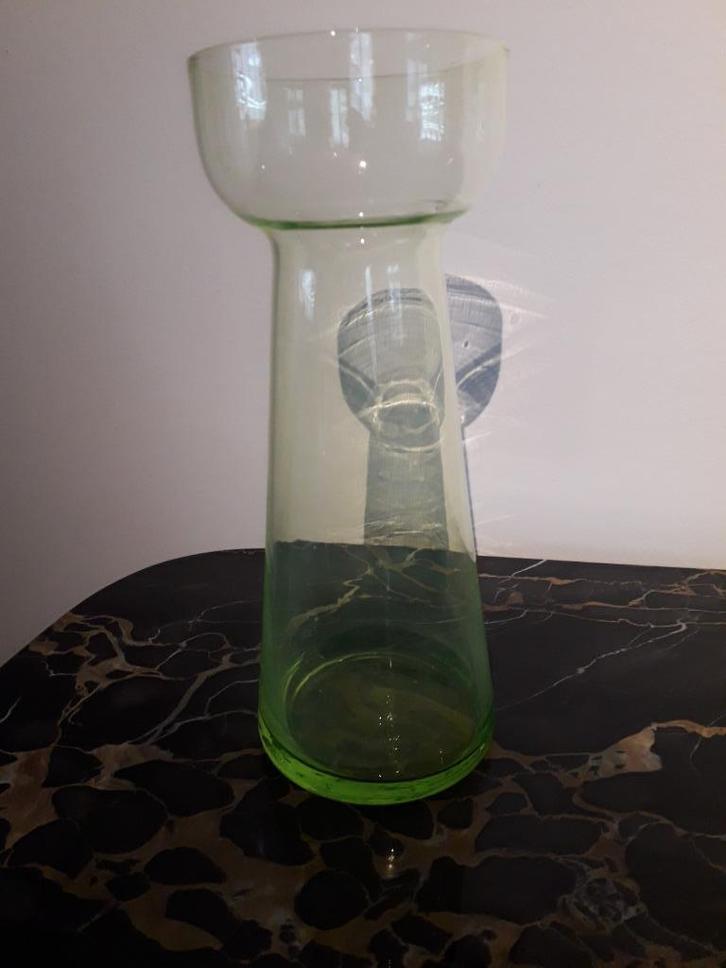 ANNAGROEN HYACINTEN VAAS I.Z.G.STAAT vaste prijs 10 euro, Antiek en Kunst, Antiek | Glas en Kristal, Ophalen of Verzenden