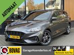 Ford Focus Wagon 1.0 EcoBoost ST-Line, Trekhaak, Stoel/Stuur, Auto's, 65 €/maand, Gebruikt, Met garantie (alle), Lichtsensor
