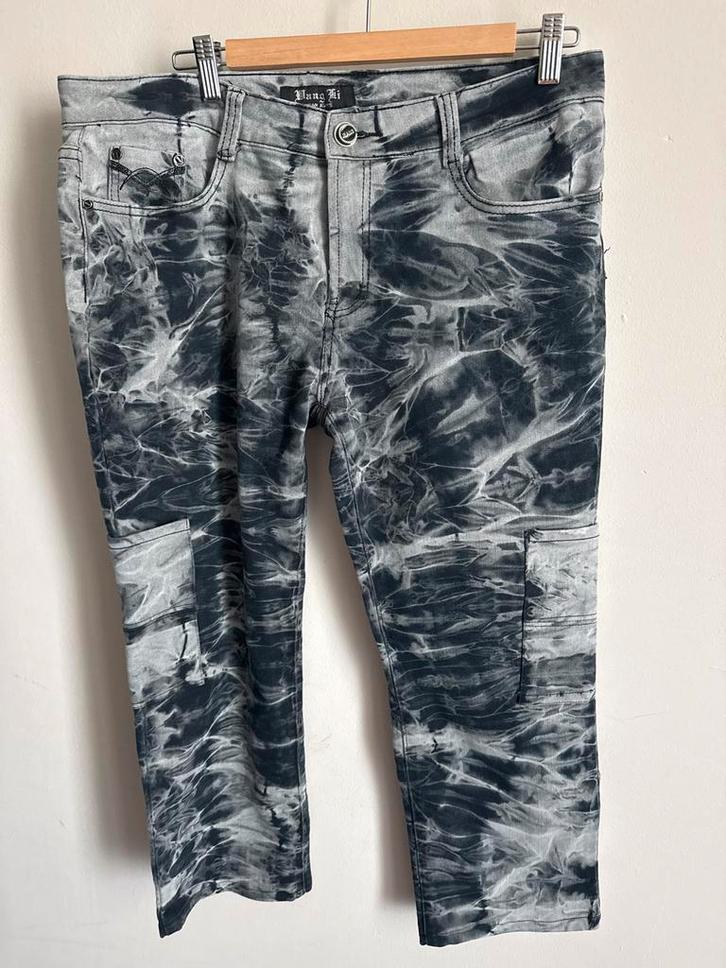Dames Broek Maat 52, Kleding | Dames, Grote Maten, Zo goed als nieuw, Broek of Spijkerbroek, Grijs, Ophalen of Verzenden