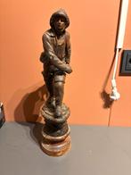 Vissersbeeldje, vintage, antiek, decoratie, verzameling, Verzamelen, Beelden en Beeldjes, Verzenden