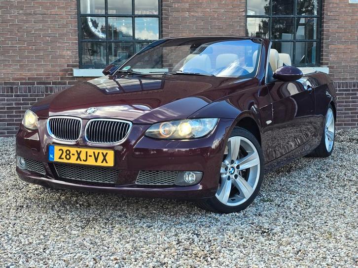 BMW 335i 335 Cabrio AUT 2007 Org NL Bomvol, Auto's, BMW, Bedrijf, 3-Serie, ABS, Adaptieve lichten, Airbags, Airconditioning, Alarm