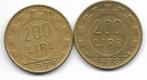 Italie 200 lire 1978 en 1979, Postzegels en Munten, Munten | Europa | Niet-Euromunten, Italië, Verzenden