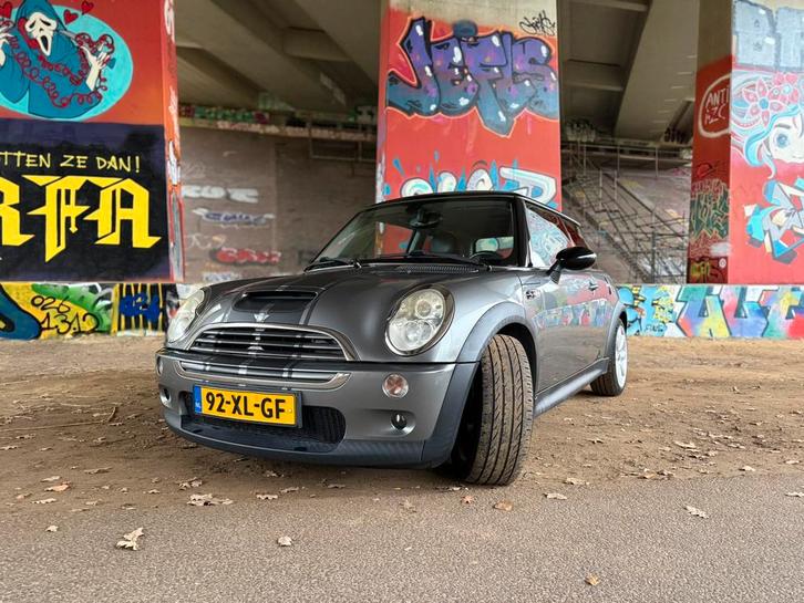 Mini 1.6 16V Cooper S AUT 2005 Grijs, Auto's, Mini, Particulier, Cooper S, ABS, Airconditioning, Bluetooth, Centrale vergrendeling