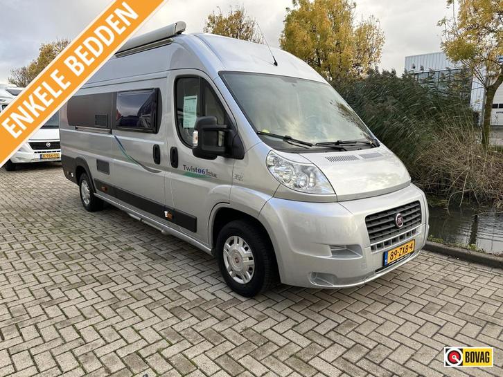 Chausson Twist 6 automaat, lengtebedden, Caravans en Kamperen, Campers, Bedrijf, tot en met 2, Buscamper of Camperbus, Chausson