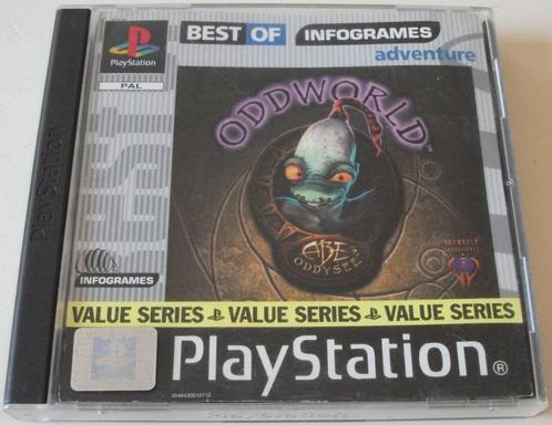 PS1 Game *** ODDWORLD *** Abe's Oddysee, Spelcomputers en Games, Games | Sony PlayStation 1, Gebruikt, Platform, 2 spelers, Vanaf 12 jaar