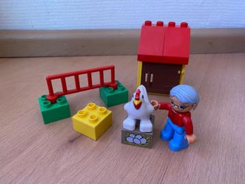 Duplo, kippenhok / kippenren oma pop kip, set 5644 compleet beschikbaar voor biedingen