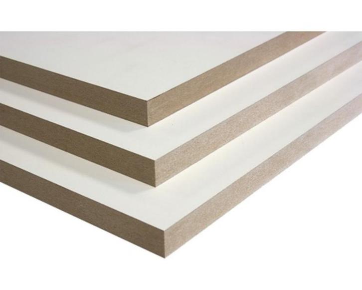 MDF platen wit gegrond, Doe-het-zelf en Verbouw, Platen en Panelen, Nieuw, Overige materialen, Minder dan 20 mm, Ophalen