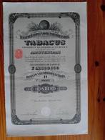 Oud aandeel Tabak / Tabakhandel - 1925, Verzamelen, Ophalen of Verzenden, Zo goed als nieuw, Overige typen