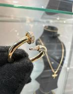 Prachtige 14k gouden spijker ring, Sieraden, Tassen en Uiterlijk, Ophalen of Verzenden, Nieuw, Goud, Dame