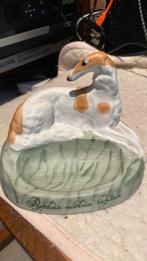 Porseleinen Zeepbakje Barsoi Windhond, Antiek en Kunst, Ophalen of Verzenden