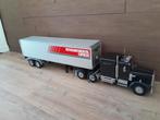 Tamiya King Hauler truck met trailer en zender, Ophalen, Zo goed als nieuw, Elektro, Auto onroad
