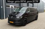 VW Transporter T6 ‘camper’, 150 pk, dub.cab., LWB, 5 pers., Stof, Euro 6, Volkswagen, Zwart