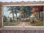 Jungerius - Olieverf Schilderij met Schaapskudde, Antiek en Kunst, Ophalen