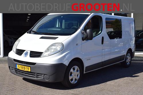 Renault Trafic 2.5 dCi T29 L2H1 DC//NAVI//ECC//TREKHAAK!, Auto's, Bestelauto's, Bedrijf, Te koop, ABS, Airconditioning, Alarm