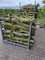 Openhaardhout stammen kers incl gebruik aanhanger, Ophalen, Nieuw, Vrijstaande haard, Houthaard